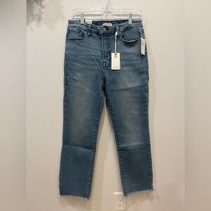 Good American Women’s Straight Blue Jeans